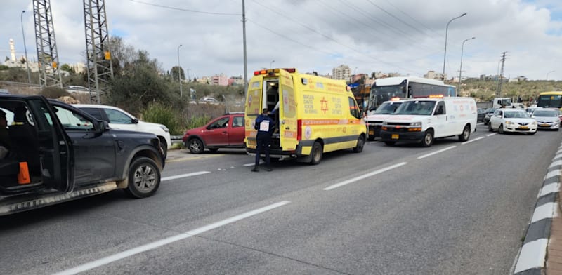 אמבולנס של מד''א בזירת פיגוע / אילוסטרציה: תיעוד מבצעי מד''א