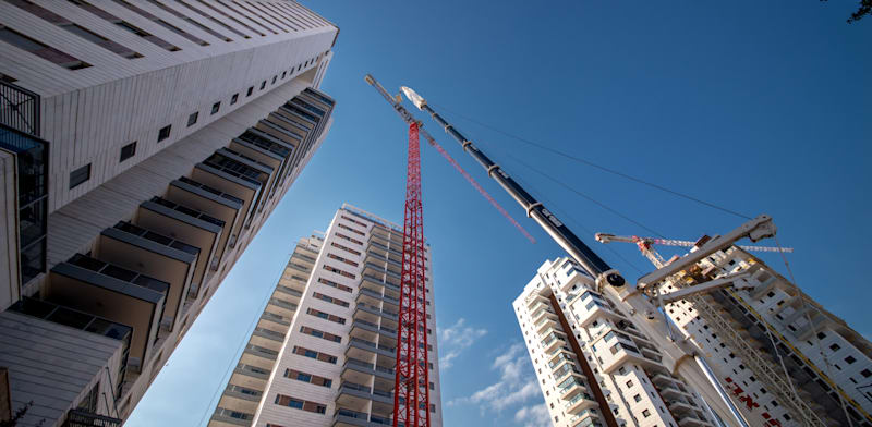 "אתר בנייה למגורים באשקלון / צילום: Shutterstock"