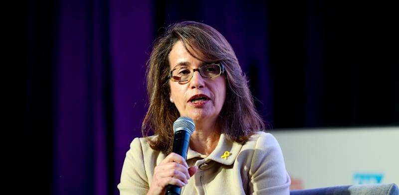 Limor Beker, managing director of Hamilton Lane in Israel, at the Israel Business Conference   credit: Shlomi Yosef