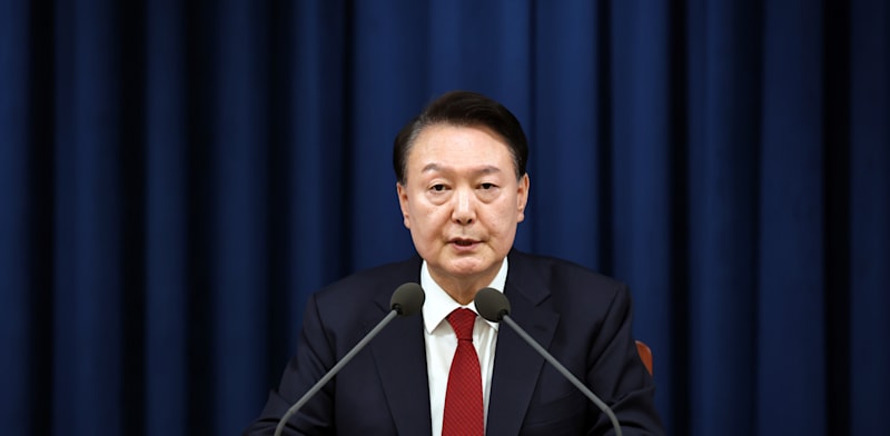 "נשיא דרום קוריאה, יון סוק יול / צילום: ap, South Korea Unification Ministry"