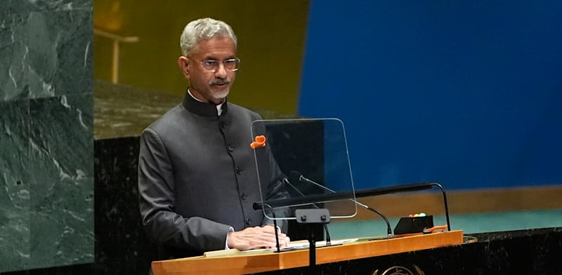 "שר החוץ ההודי סוברהמניאם ג'אישנקר / צילום: ap, Pamela Smith"