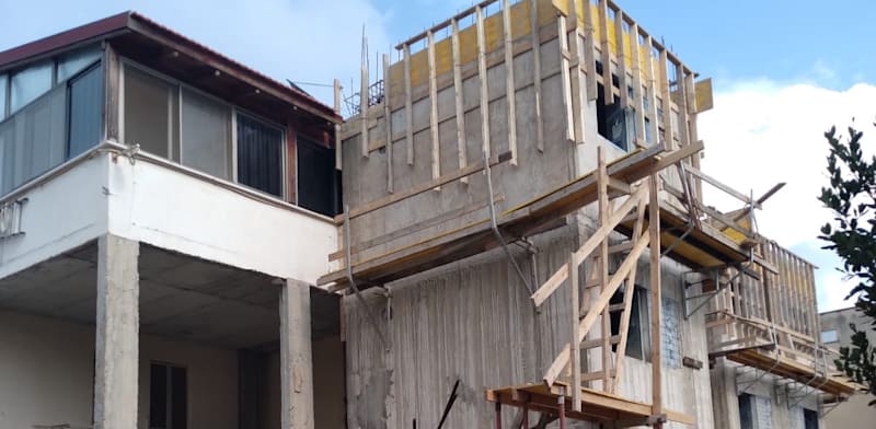 "בניית ממ''דים ביישוב שלומי / צילום: דוברות משרד הביטחון"