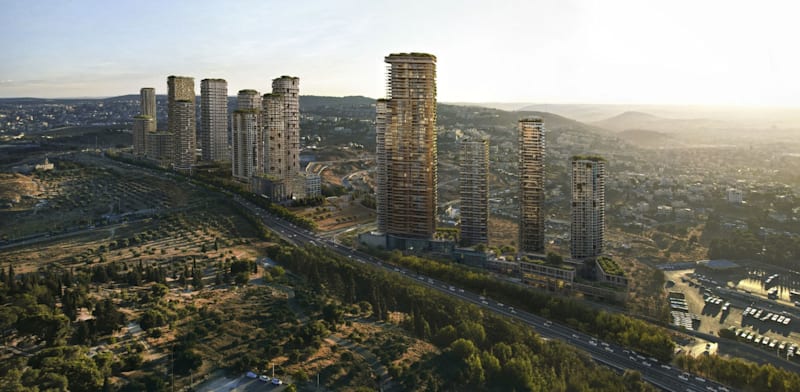 / צילום: ים. העיר הנבנית ביותר בישראל / הדמיה: סטודיו יגאל לוי אדריכלים"