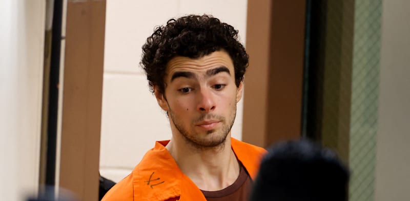 "לואיג'י מאנג'יונה, הנאשם ברצח בריאן תומפסון / צילום: Reuters, Eric Miller"