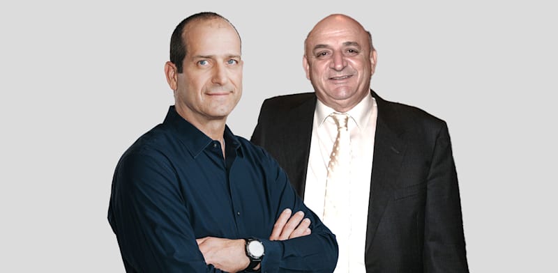 "יצחק תשובה ורן עוז / צילום: עינת לברון, תמי בר שי"