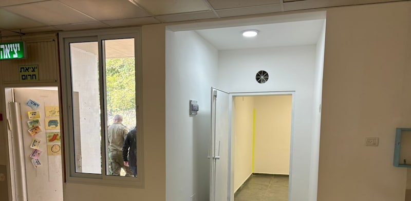 "ממ''ד / צילום: דוברות משרד הביטחון"