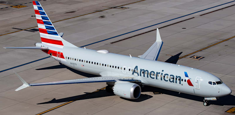 "מטוס של אמריקן איירליינס / צילום: Shutterstock, Wenjie Zheng"