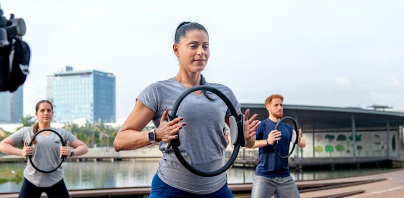 / צילום: ת ''עמית'' של משרד הביטחון. בתמונה: מיטל גבאי, מדריכת פילאטיס, 130 ימי מילואים"