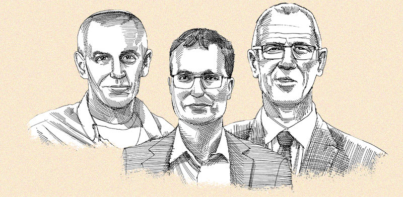 יוסי שלי, אסי מסינג, ינקי קוינט / איור: גיל ג'יבלי