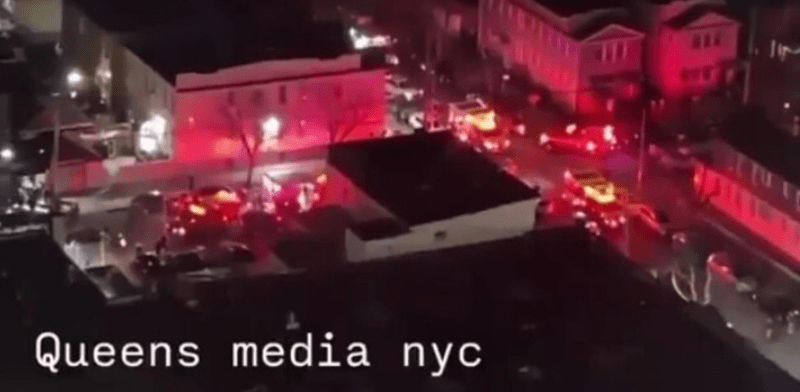 "זירת הירי בקווינס | / צילום: לפי סעיף 27 א'"