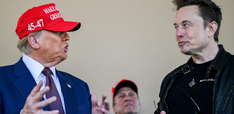 דונלד טראמפ ואילון מאסק. מהות השותפות טרם התבהרה / צילום: Reuters, Brandon Bell