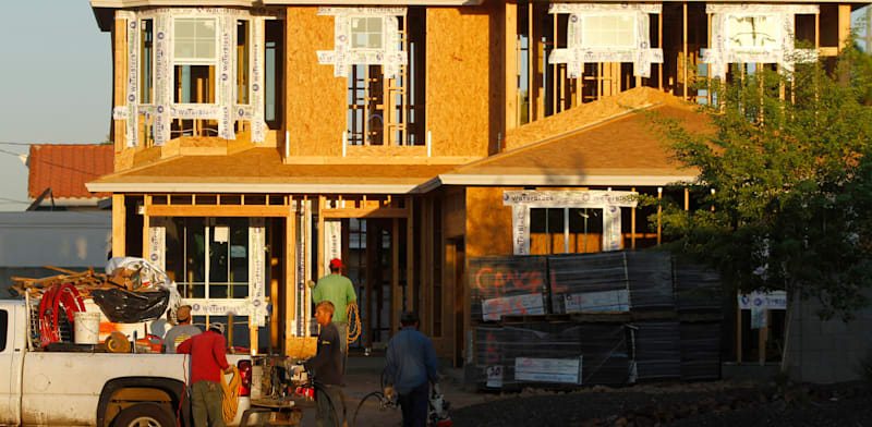 "בניית בית באריזונה. מחירי תשומות הבנייה במדינה עלו בכמעט 50% בשנים 2020-2023 / צילום: Reuters, Joshua Lott"