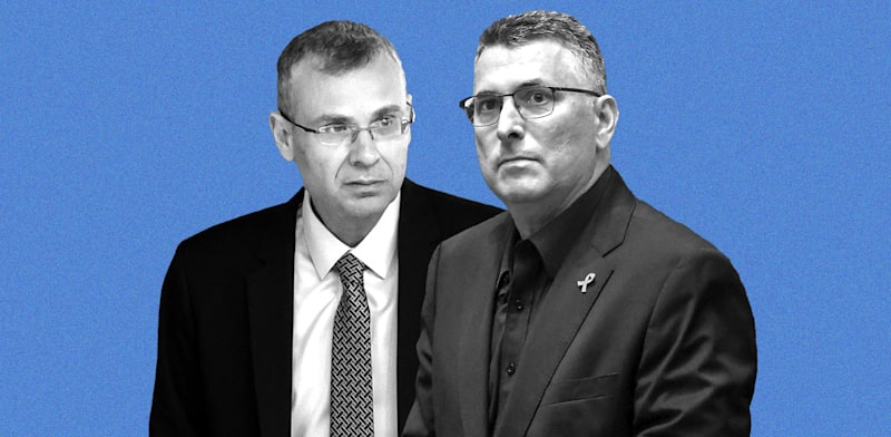 גדעון סער ויריב לוין / צילום: נועם מושקוביץ - דוברות הכנסת, מארק ישראל סלם - "ג'רוזלם פוסט" 