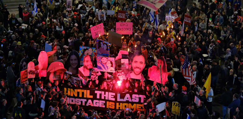 "הפגנות תמיכה הערב במשפחות החטופים / צילום: אדר איל Adar Eyal"