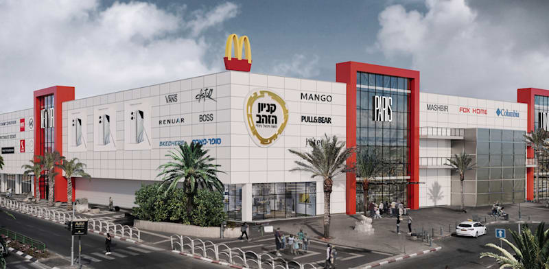 קניון הזהב ראשל''צ / הדמיה: ולדי קובליוב