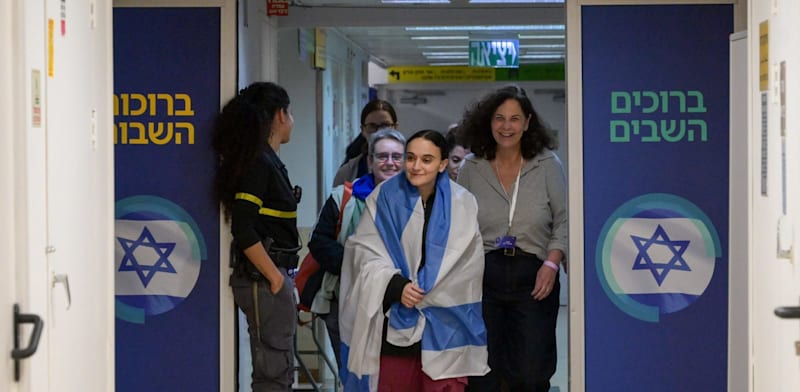 "אמילי דמארי במרכז הרפואי שיבא / צילום: מעיין טואף, לע''מ"