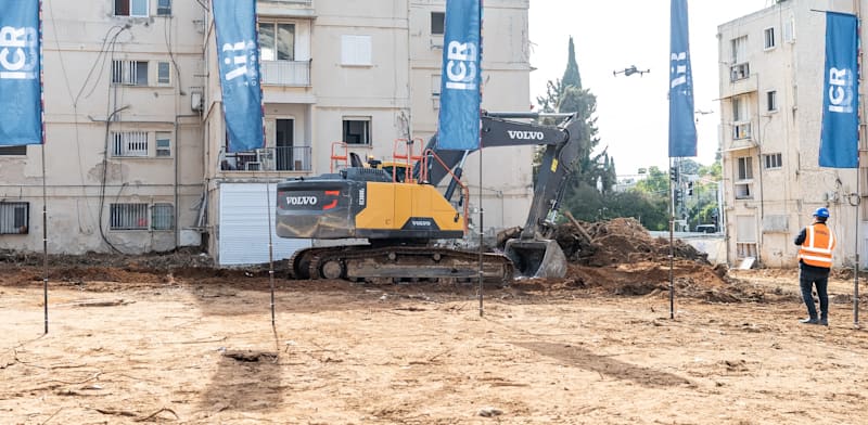 "פרויקט התחדשות עירונית בגבעתיים / צילום: ינאי אלפסי"