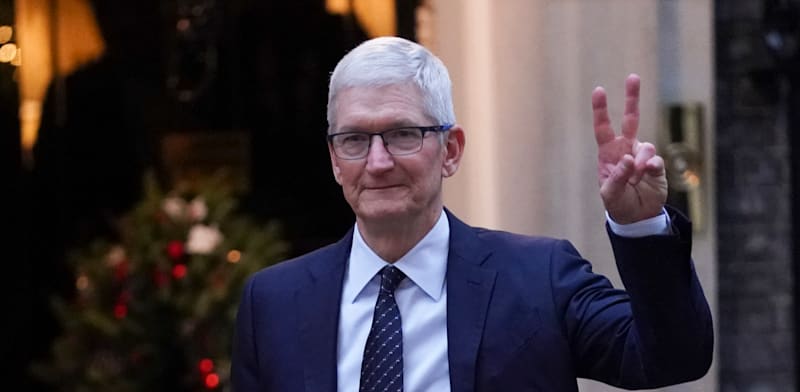 "טים קוק, מנכ''ל אפל / צילום: AP, Alberto Pezzali"