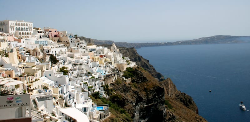 "האי סנטוריני, יוון / צילום: ap, Kristi Eaton"