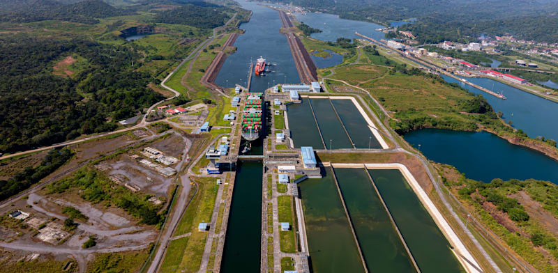 תעלת פנמה / צילום: Shutterstock, Jose Mario Espinoza