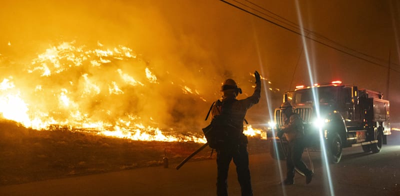 "השריפות בלוס אנג'לס, חודש שעבר / צילום: Reuters, Anadolu"