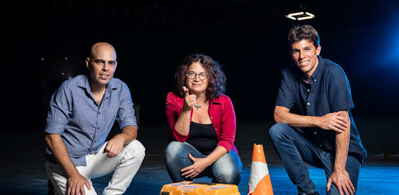 Qedma founders Asif Sinay, Dorit Aharonov, and Netanel Lindner  credit: Eyal Toueg