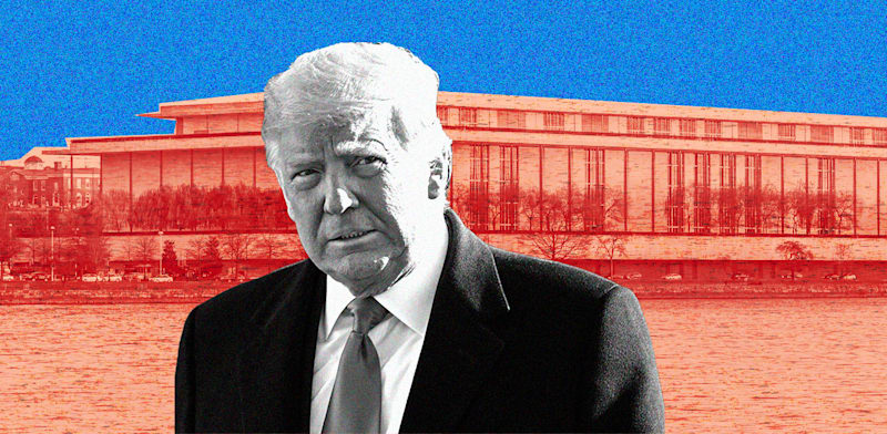 טראמפ. רוצה גם את מרכז קנדי / צילומים: AP, Shutterstock, עיבוד: טלי בוגדנובסקי