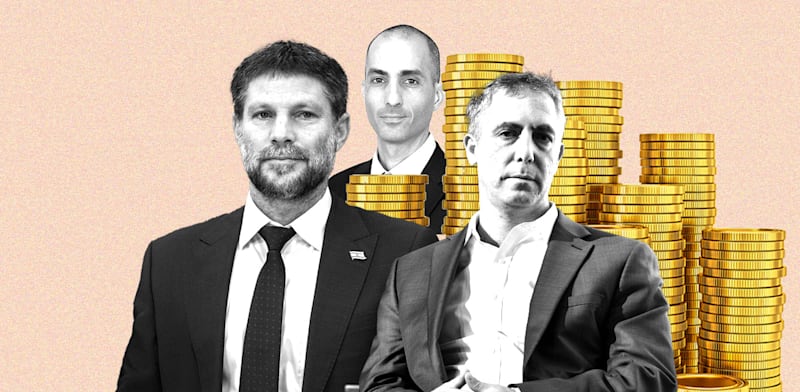 / צילום: ינגר, יו''ר רשות ניירות ערך; עמית גל, הממונה על שוק ההון; ובצלאל סמוטריץ', שר האוצר / צילומים: יוסי כהן, מארק ניימן (לע''מ), עמית שאבי ("ידיעות אחרונות"). עיבוד: טלי בוגדנובסקי"