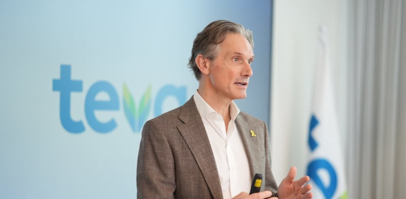 "נשיא ומנכ''ל חברת טבע, ריצ'רד פרנסיס / צילום: אלעד מלכה"