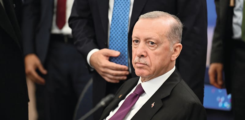 "נלחם על עתידו. נשיא טורקיה ארדואן / צילום: ap, Denes Erdos"