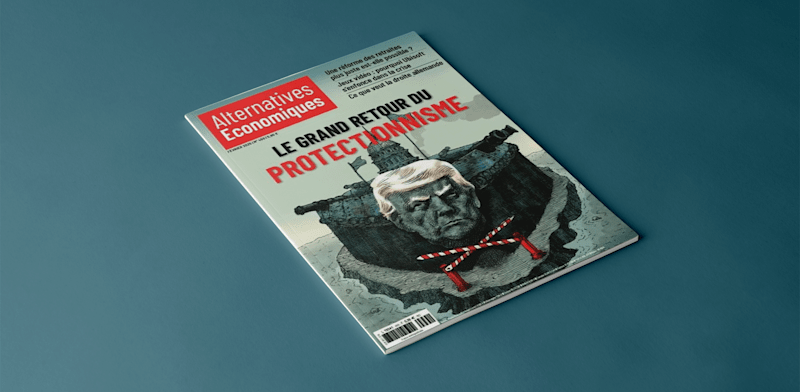 "שערו של שבועון כלכלי צרפתי החודש. ''שובו בגדול של הפרוטקציוניזם'' / צילום: כריכת המגזין"