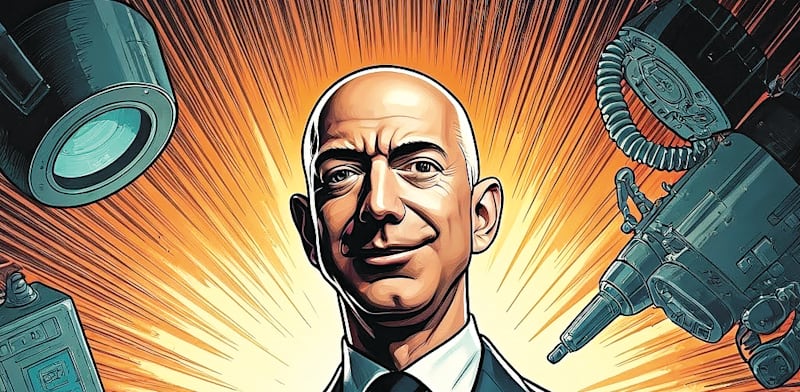 "הרשת התמלאה בתמונות של בזוס בתפקיד נבלים מסרטי ג'יימס בונד / צילום: שאטרסטוק - AI"