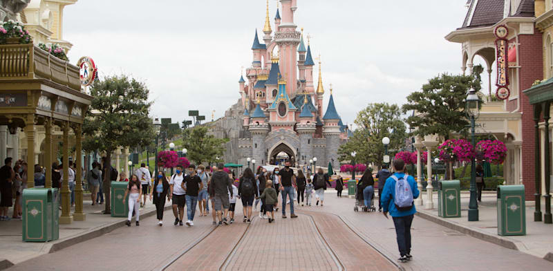 "דיסנילנד בקורונה. ניצלה את הביקוש לאחר הסרת המגבלות / צילום: Reuters, Lafargue Raphael/ABACA"