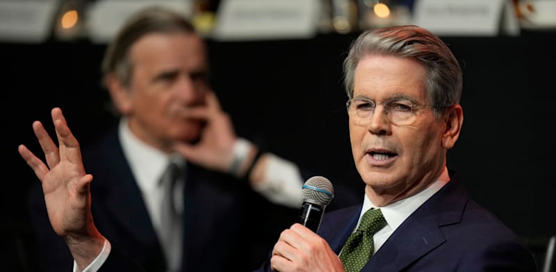 "שר האוצר האמריקאי, סקוט בסנט / צילום: ap, Seth Wenig"