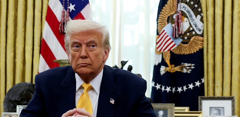 "נשיא ארה''ב דונלד טראמפ / צילום: Reuters, Leah Millis"