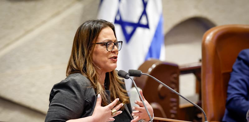 ח''כ גלית דיסטל-אטבריאן, יוזמת הצעת החוק לסגירת חטיבת החדשות בתאגיד / צילום: נועם מושקוביץ/דוברות הכנסת