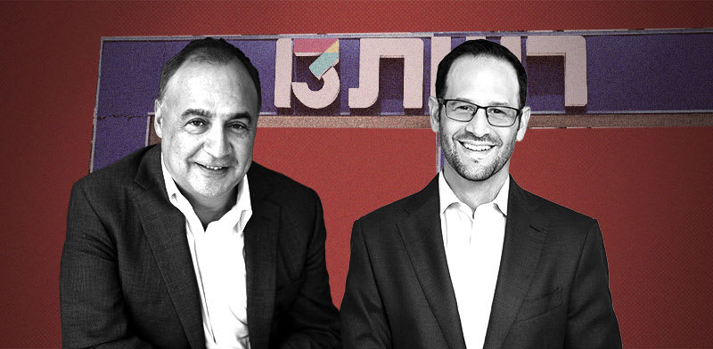 / צילום: אנו קלמזוק, מנכ''ל רשת 13, ולן בלווטניק, בעלי רשת 13 / צילומים: יח''צ, טים בישופ"