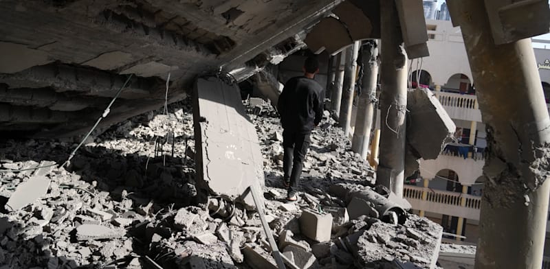 תקיפות צה''ל בעזה, ארכיון / צילום: Associated Press, Jehad Alshrafi