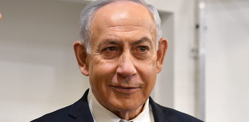 "ראש הממשלה בנימין נתניהו בבית המשפט המחוזי תל אביב, 24.3.25 / צילום: ראובן קסטרו"