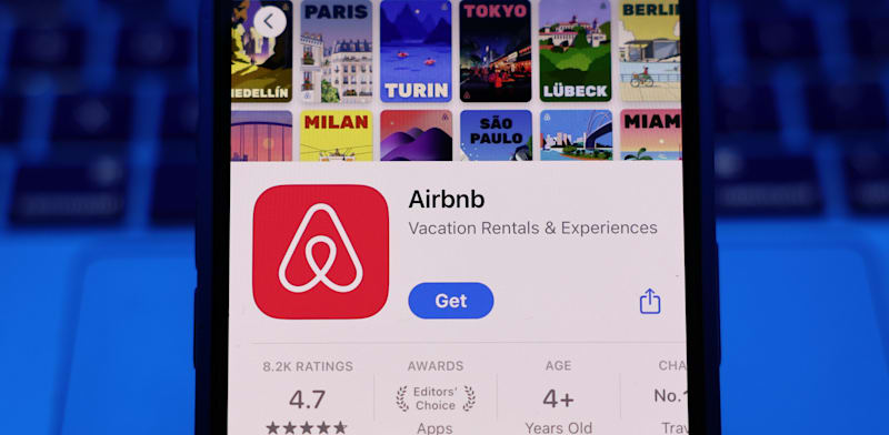 "אפליקציית Airbnb / צילום: Reuters"