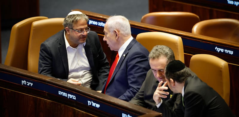 "ראש הממשלה בנימין נתניהו והשר איתמר בן גביר / צילום: נועם מושקוביץ', דוברות הכנסת"