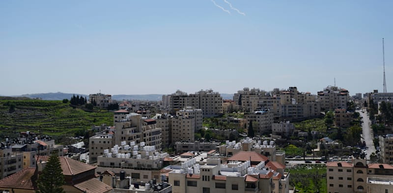 "יירוט טיל מתימן מעל שמי הארץ, שבוע שעבר / צילום: ap, Nasser Nasser"