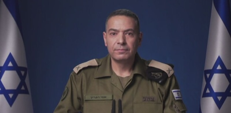 דובר צה''ל, תא''ל אפי דפרין / צילום: צילום מסך