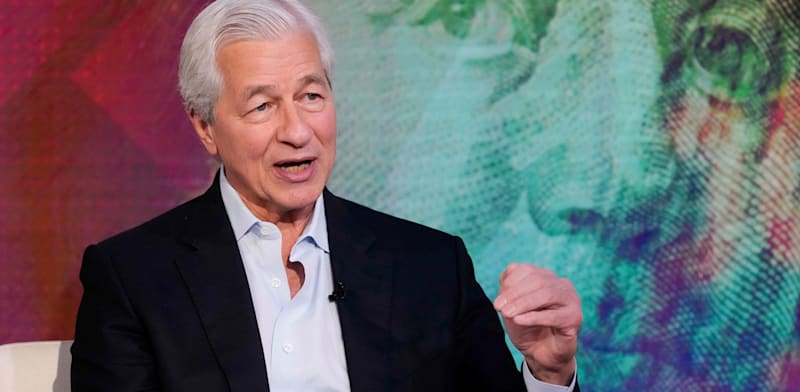 "מנכ''ל ג'יי.פי מורגן, ג'יימי דיימון / צילום: ap, Richard Drew"