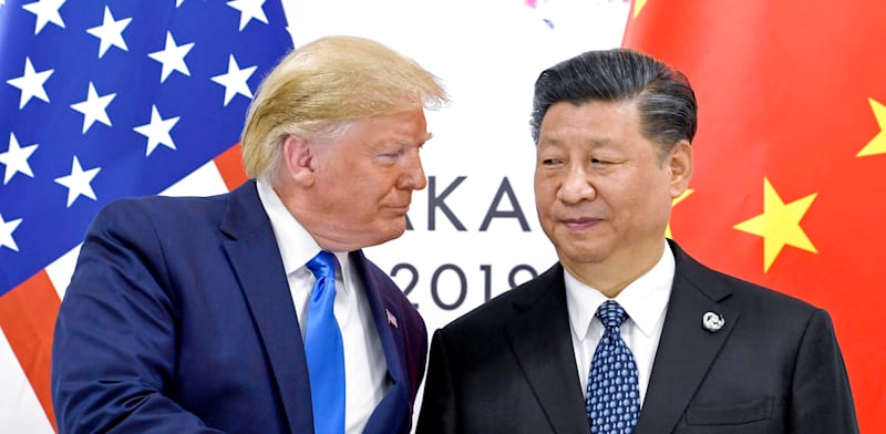 "נשיא ארה''ב טראמפ ונשיא סין שי. חשש מהסלמה במלחמת הסחר / צילום: ap, Susan Walsh"