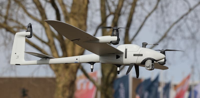 "רחפן סיור של חברת קוונטום סיסטמס / צילום: Reuters, David Young"