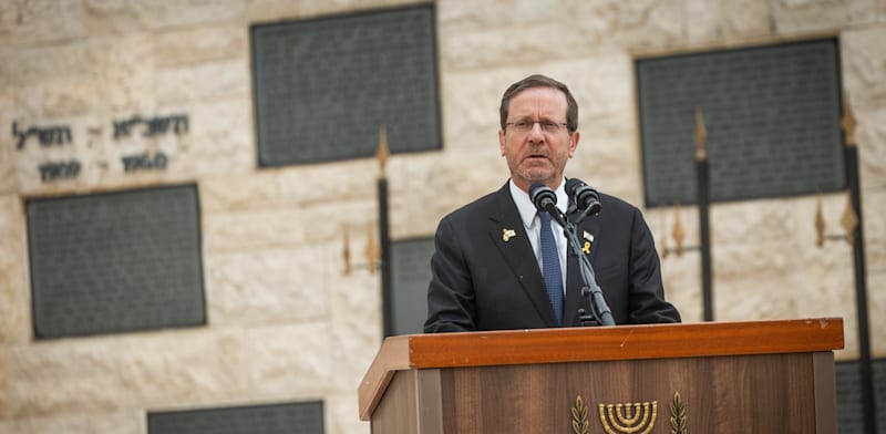 President Herzog credit: Haim Goldberg Flash 90