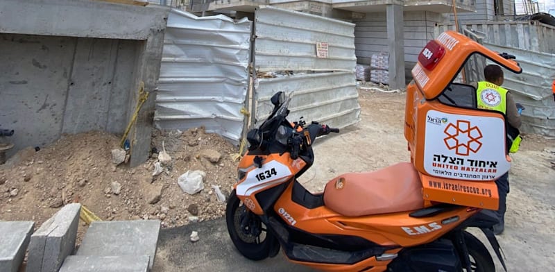 "אתר הבנייה של חברת דמרי בבאר שבע / צילום: איחוד הצלה"