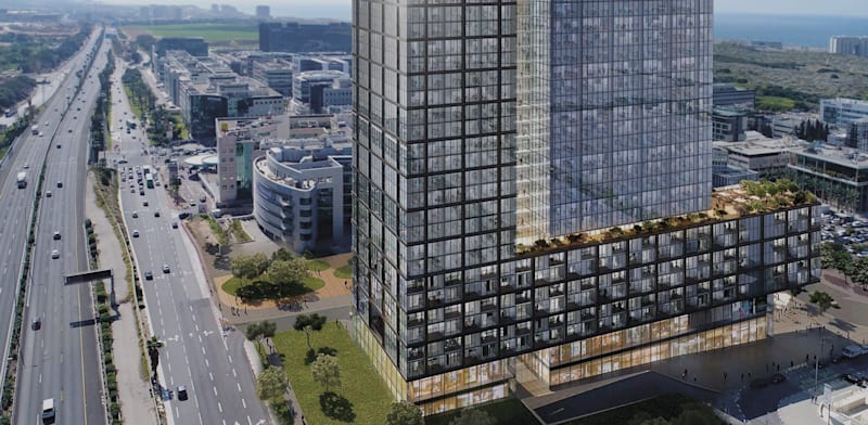 Planned Ampa Tower credit: Yashar Architects