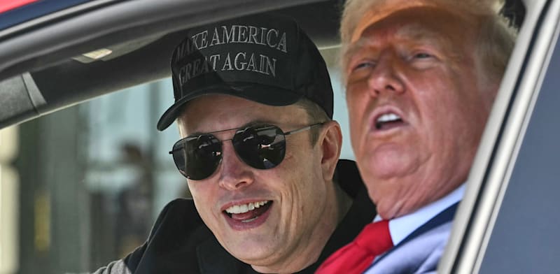 טראמפ ומאסק. / צילום: ap, POOL